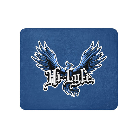 Sherpa Blanket | Hi - Lyfe Basketball | Wings Logo