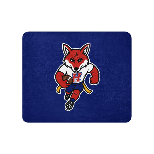 Sherpa Blanket | Hornell Flag Football | Mascot Logo