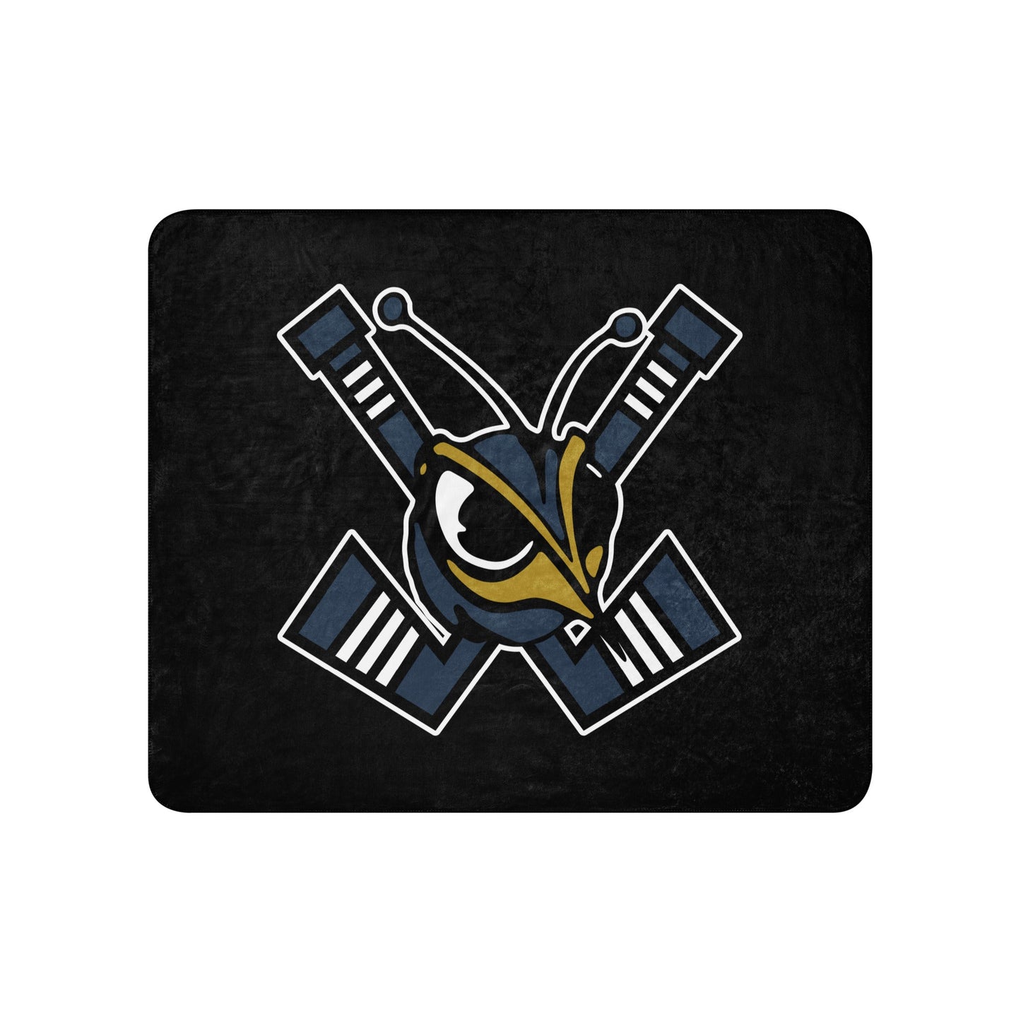 Sherpa Blanket | HORNETS | Emblem Logo