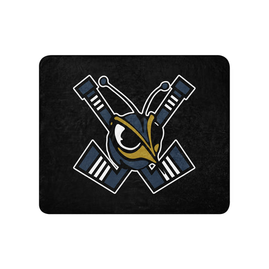 Sherpa Blanket | HORNETS | Emblem Logo