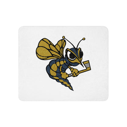 Sherpa Blanket | HORNETS | Mascot Logo