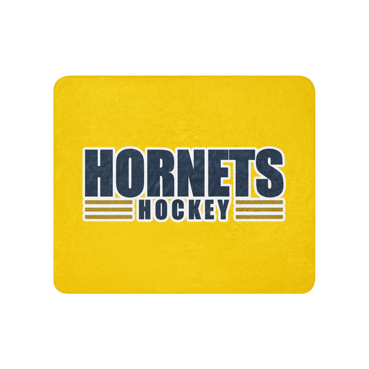 Sherpa Blanket | HORNETS | Modern Script Logo