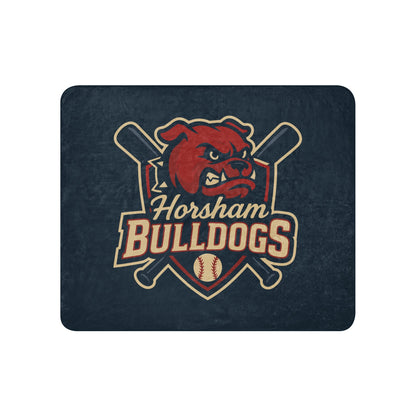 Sherpa Blanket | Horsham Travel Baseball | Bulldogs Logo