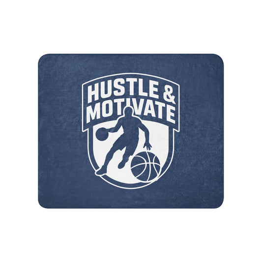 Sherpa Blanket | Hustle and Motivate Basketball