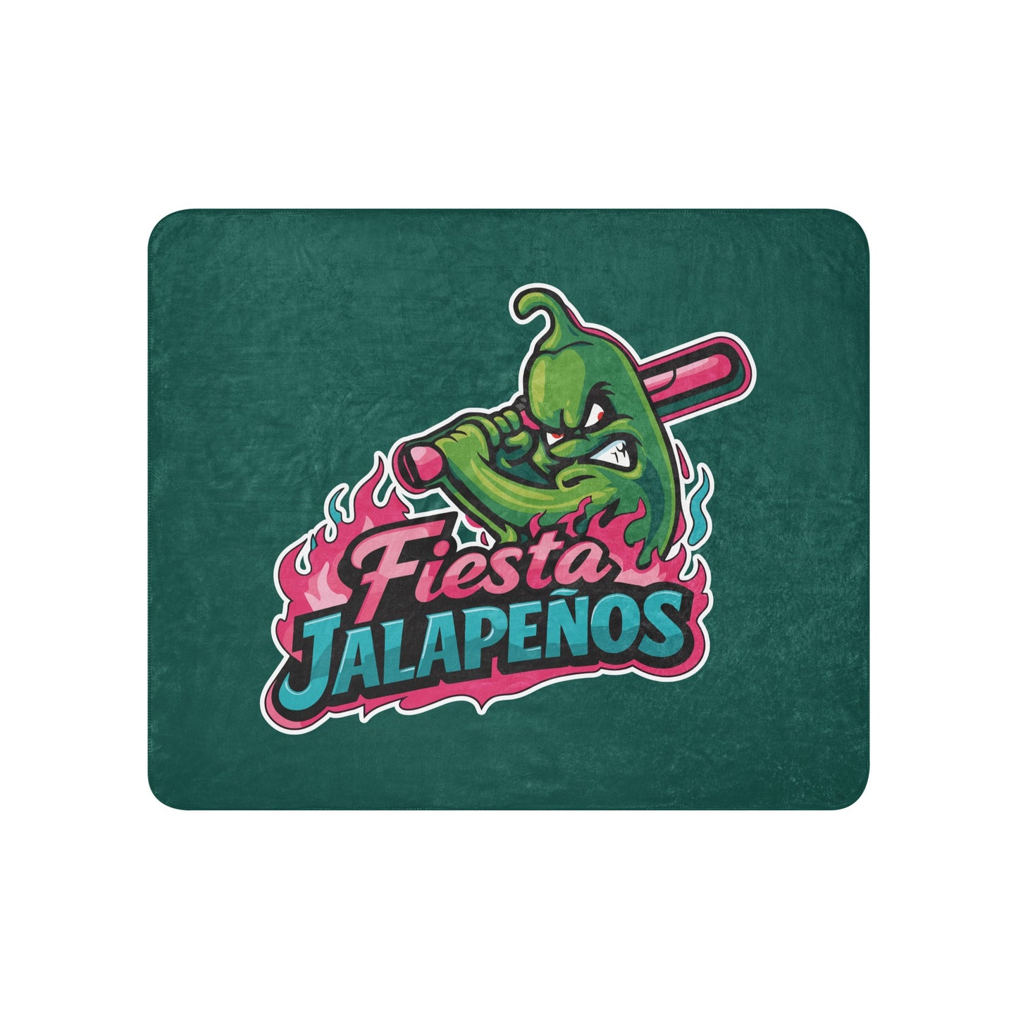 Sherpa Blanket | Jalapenos Baseball | Fiesta Logo
