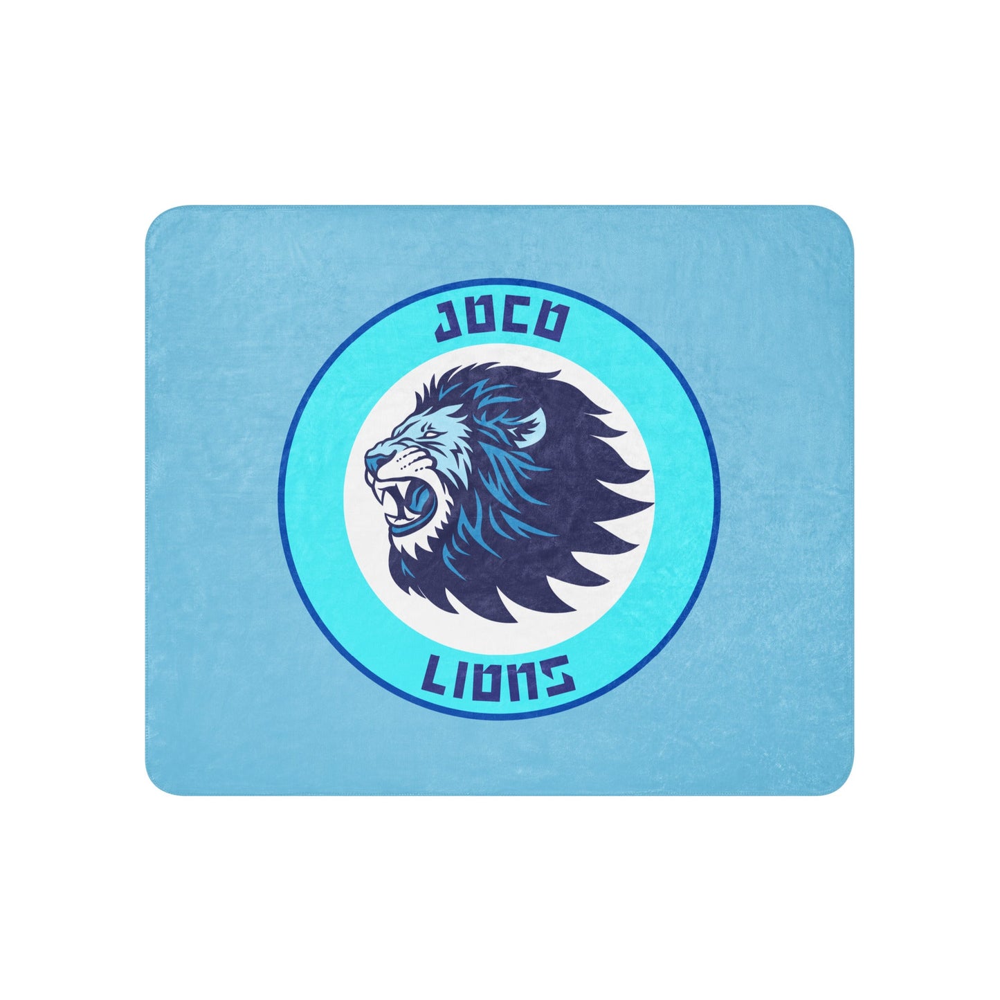 Sherpa Blanket | JoCo Lions | Badge Logo