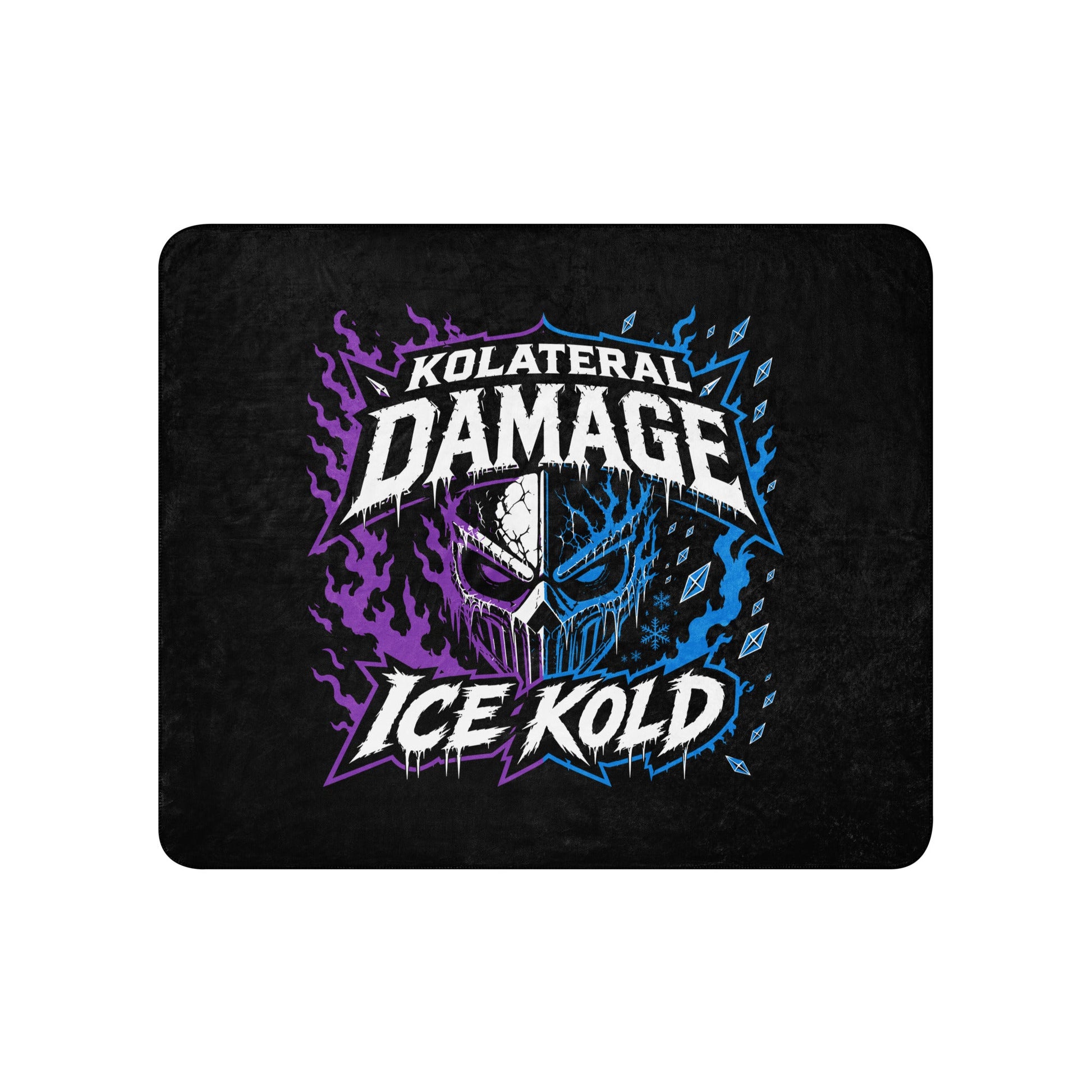 Sherpa Blanket | Kolateral Damage E-Sports | Ice Kold Crest Logo