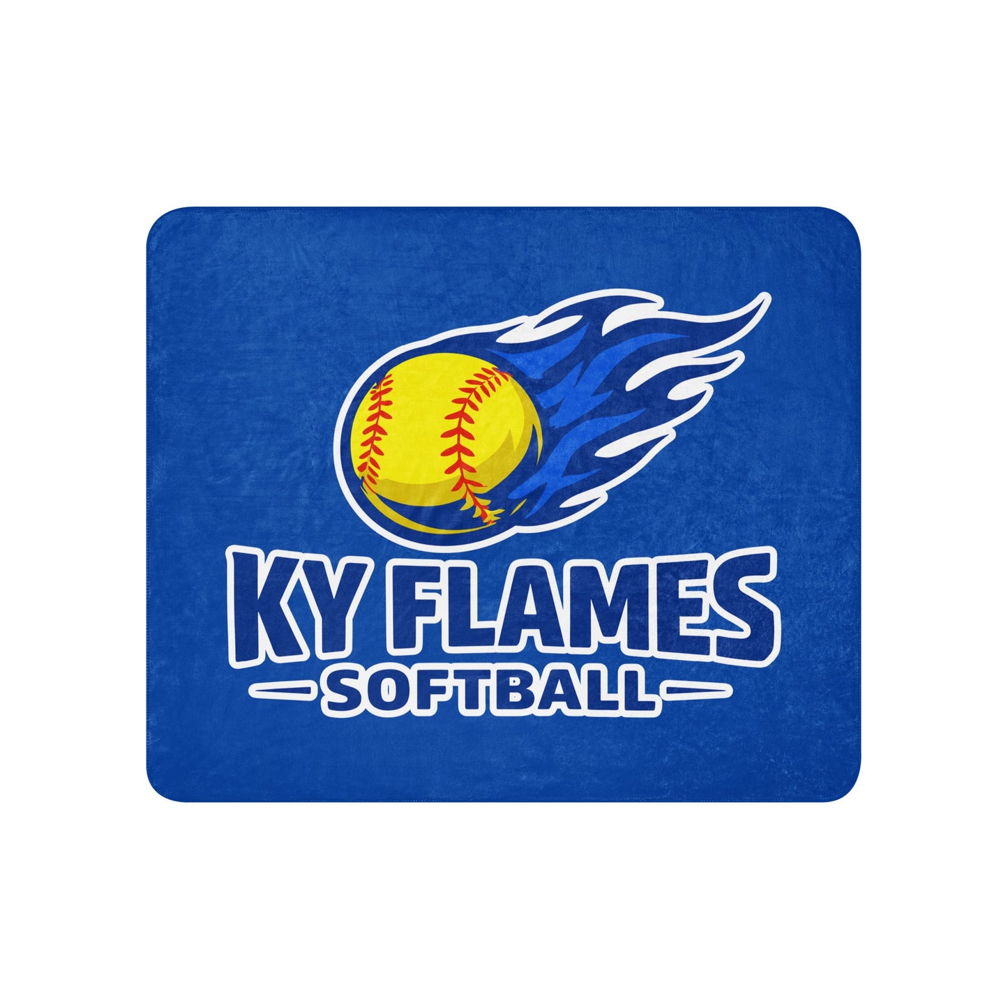 Sherpa Blanket | KY Flames | Mark Logo