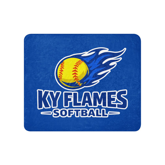 Sherpa Blanket | KY Flames | Mark Logo
