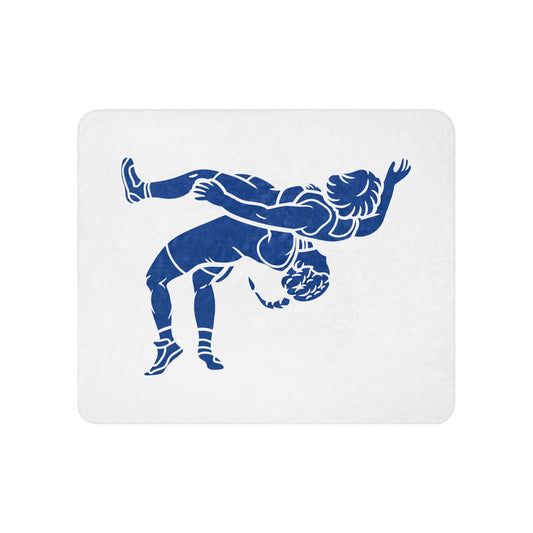 Sherpa Blanket | Lady Senators Wrestling | Wrestler Logo