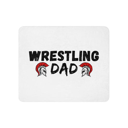 Sherpa Blanket | Lafayette Warrior Youth Wrestling | Dad Emblem Logo