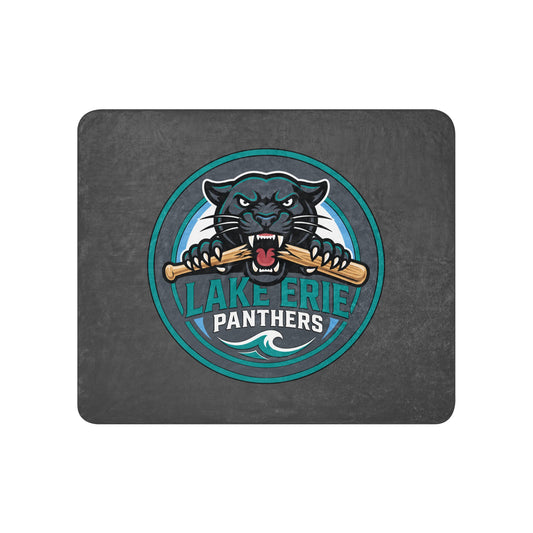 Sherpa Blanket | Lake-Erie Panthers | Badge Logo