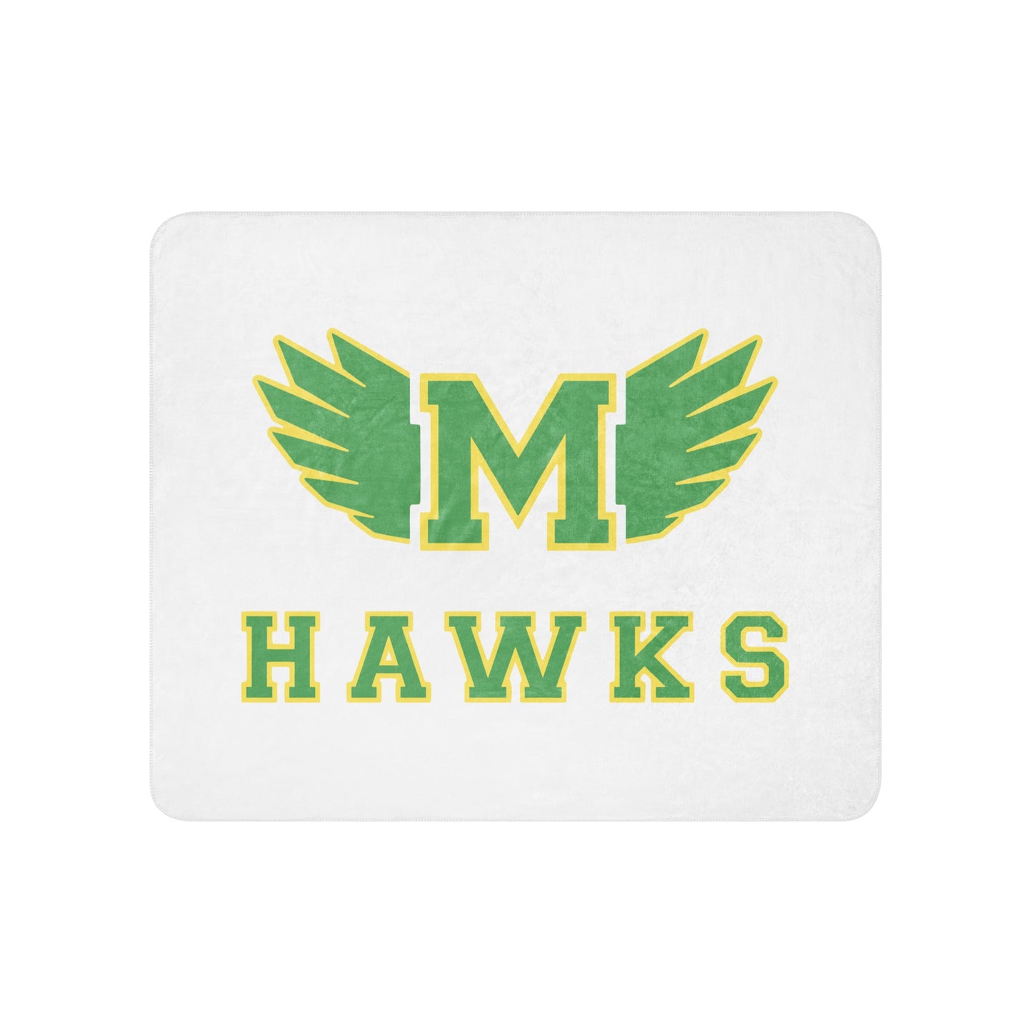 Sherpa Blanket | Lake Minneola Hawks Football | Icon Logo