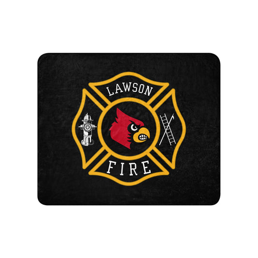 Sherpa Blanket | Lawson Fire Department | Crest Logo