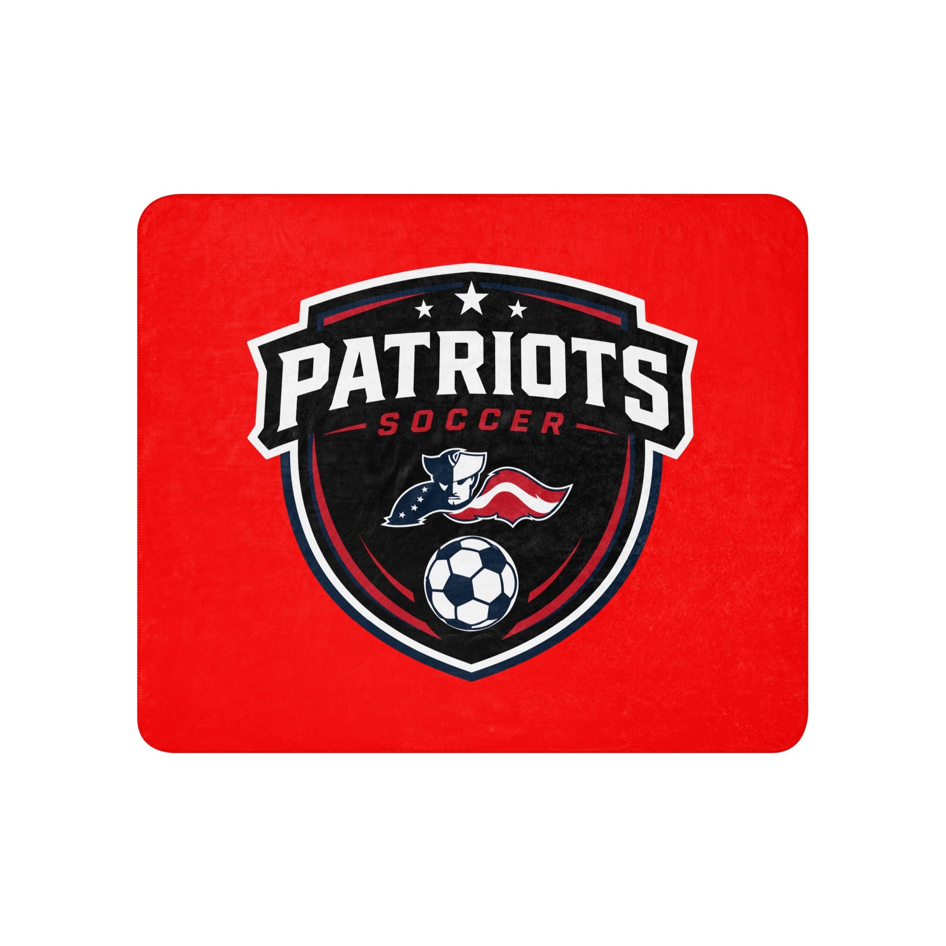 Sherpa Blanket | LFMS Athletics | Patriots Soccer Logo