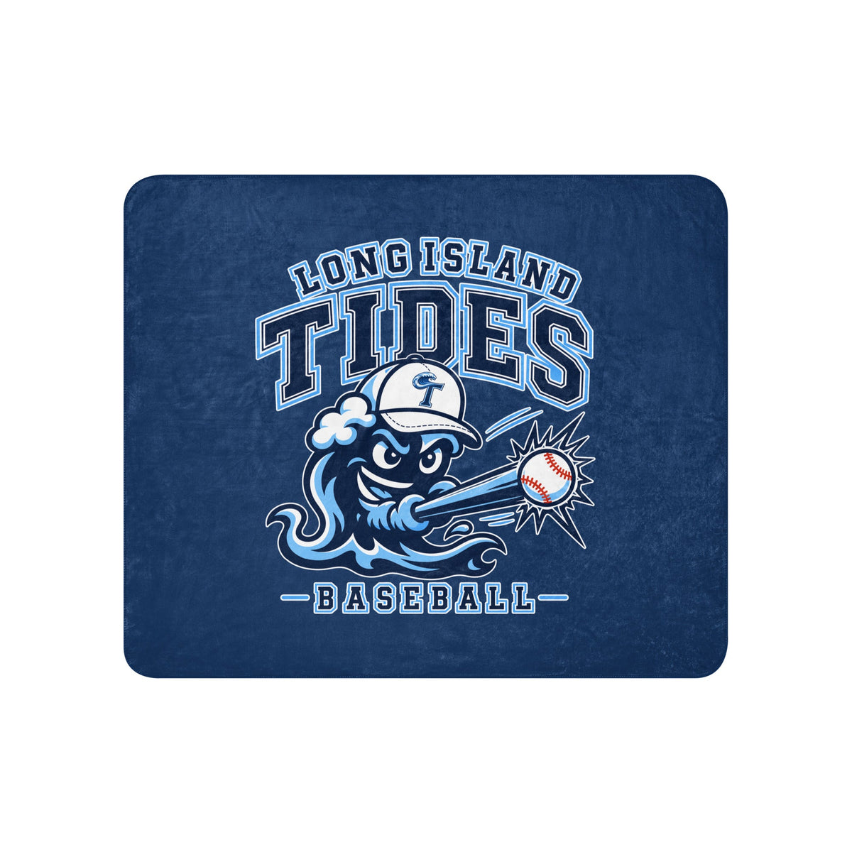 Sherpa Blanket | Long Island Tides Baseball | Valor Logo