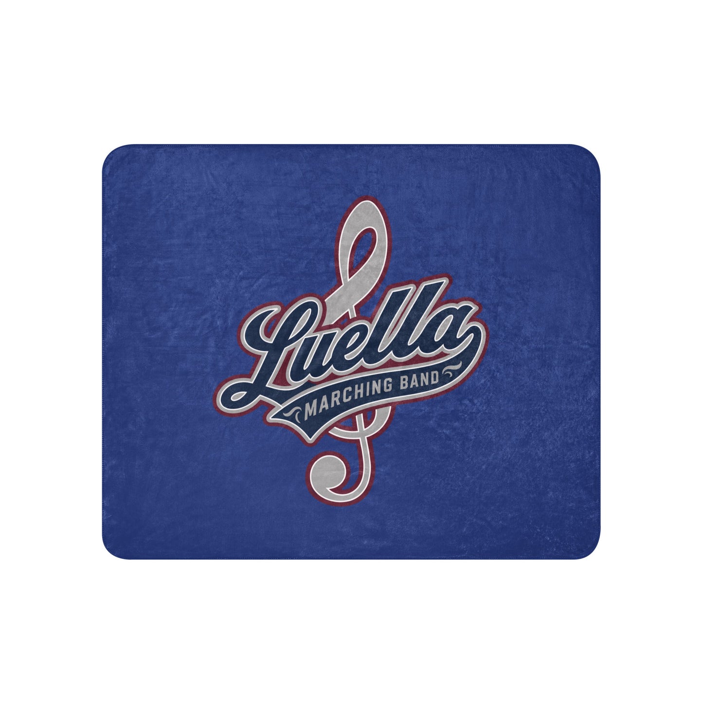 Sherpa Blanket | Luella High School Marching Band | Crest Logo