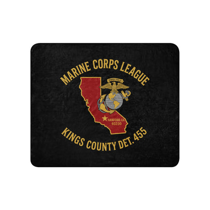 Sherpa Blanket | Marine Corps League kings County Det 455 | Crest Logo