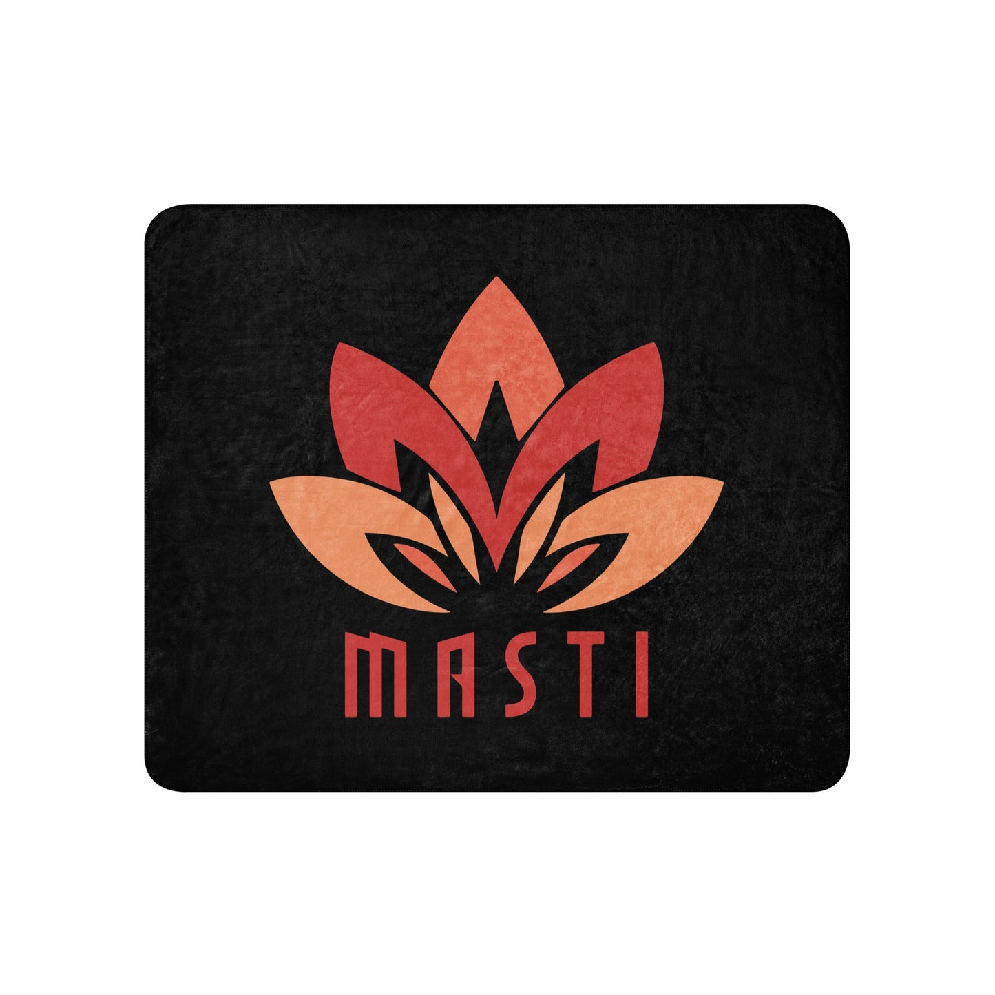 Sherpa Blanket | MASTI | Lotus Logo