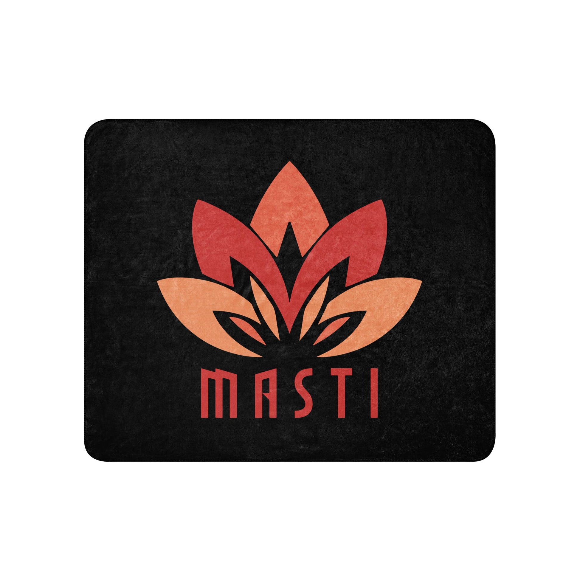 Sherpa Blanket | MASTI | Lotus Logo