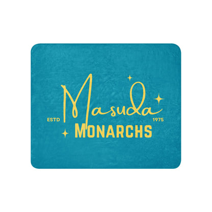 Sherpa Blanket | Masuda Middle School | Alt Script Logo