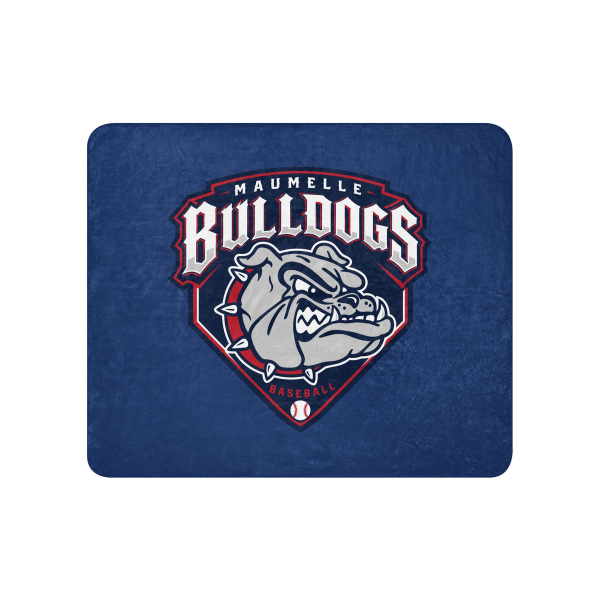 Sherpa Blanket | Maumelle Bulldogs 2035 | Shield Logo
