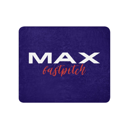 Sherpa Blanket | MAX Fastpitch | Stars Logo