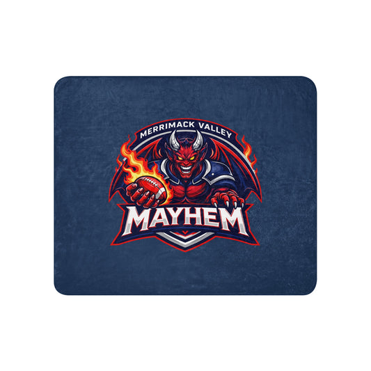 Sherpa Blanket | Merrimack Valley Mayhem | Overlord Crest Logo