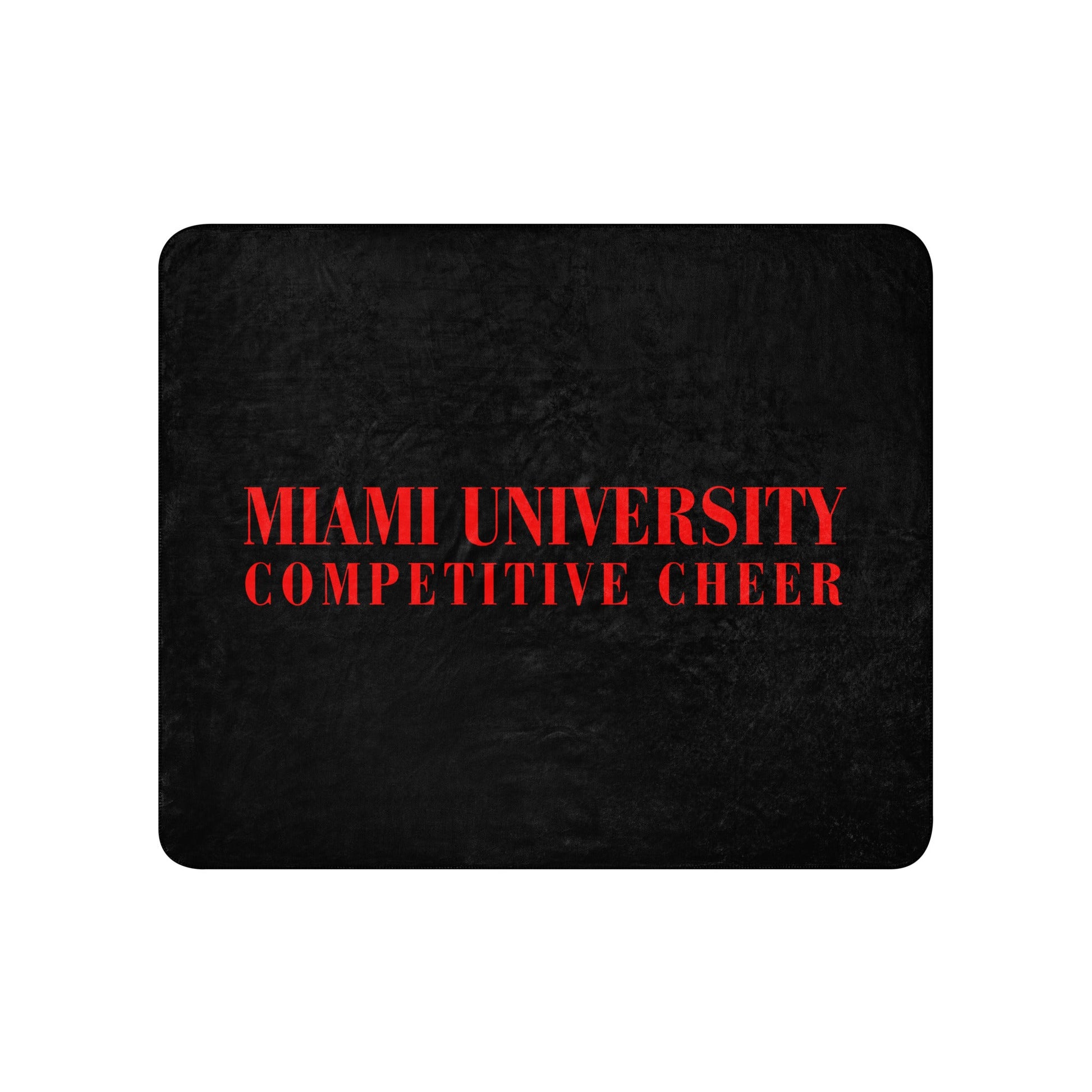 Sherpa Blanket | Miami University Competitive Cheer Team