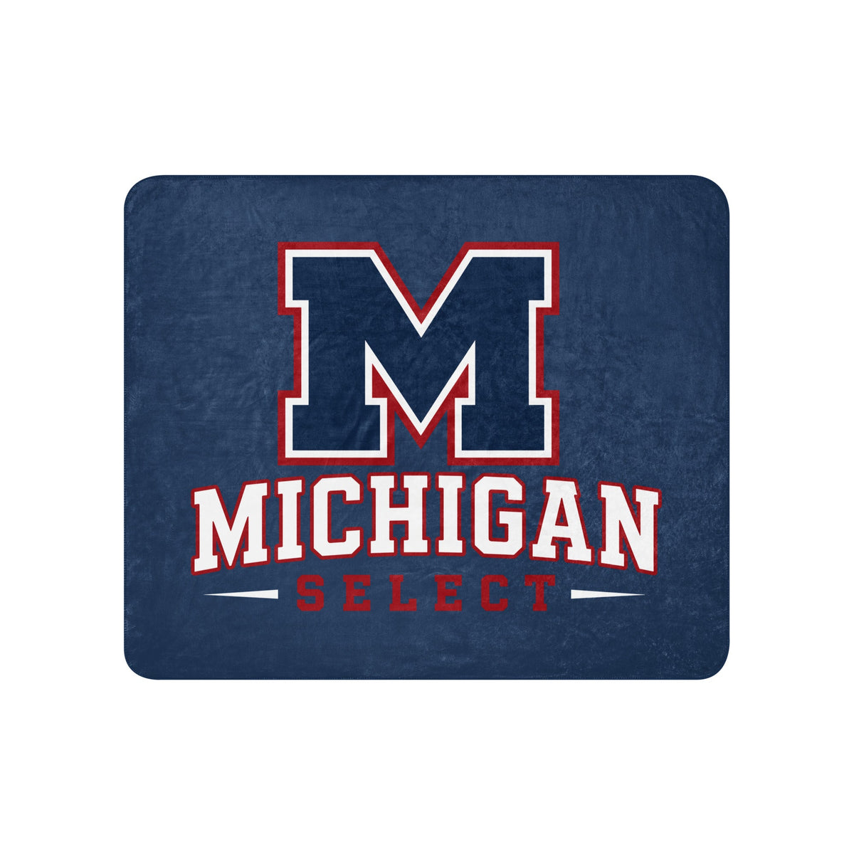 Sherpa Blanket | Michigan Select Baseball | Emblem Logo