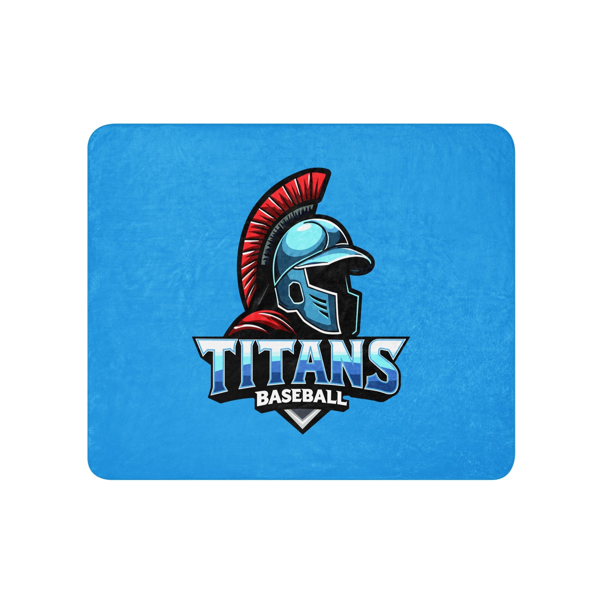 Sherpa Blanket | Mighty Titans Baseball | Crest Logo