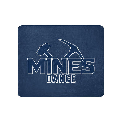 Sherpa Blanket | Mines Dance Team | Vanguard Logo