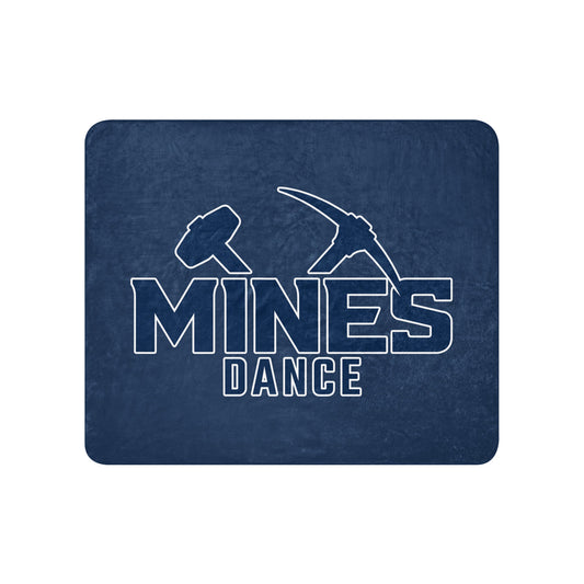 Sherpa Blanket | Mines Dance Team | Vanguard Logo