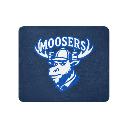 Sherpa Blanket | Moosers | Mascot Logo