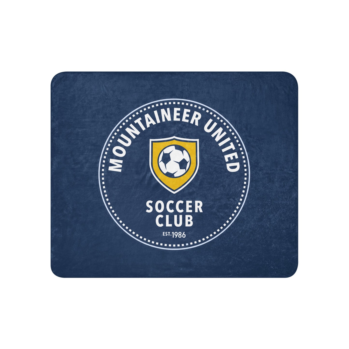 Sherpa Blanket | Mountaineer United Soccer Club | Badge Logo