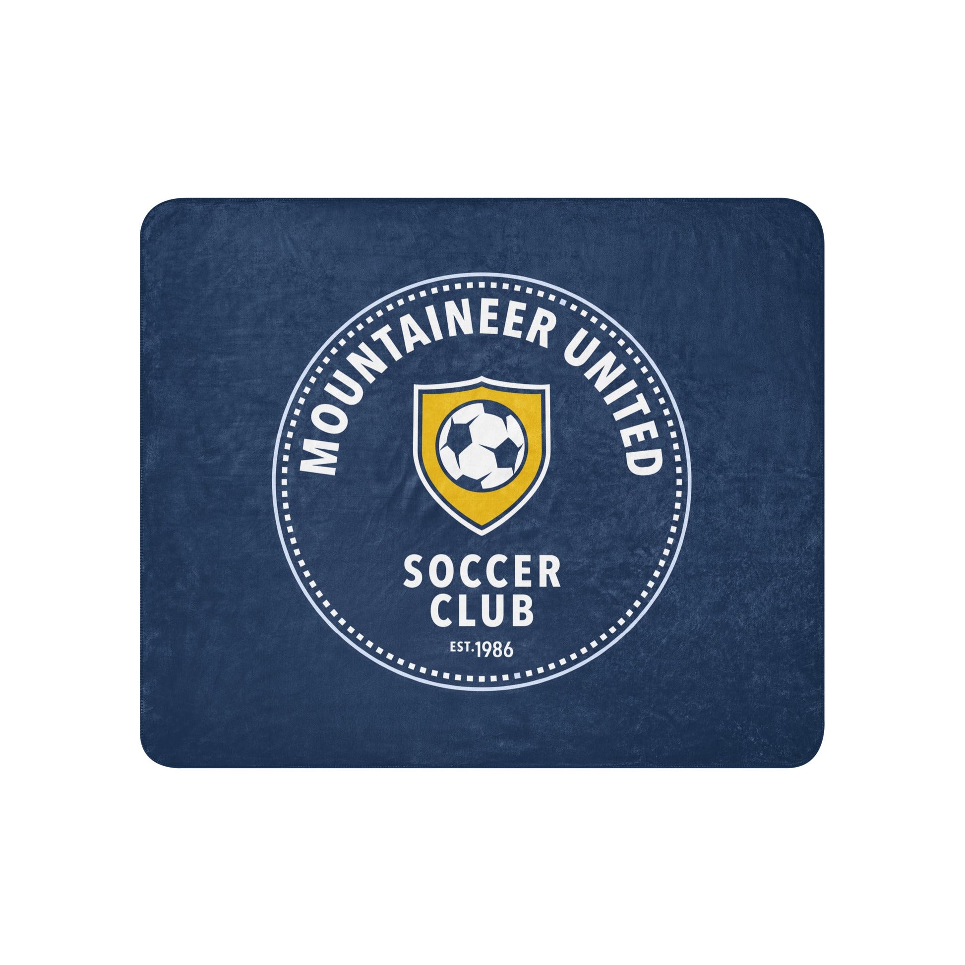 Sherpa Blanket | Mountaineer United Soccer Club | Badge Logo