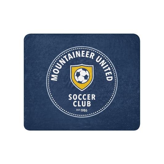 Sherpa Blanket | Mountaineer United Soccer Club | Badge Logo