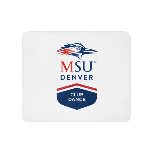 Sherpa Blanket | MSU Denver Dance Team | Apex Logo