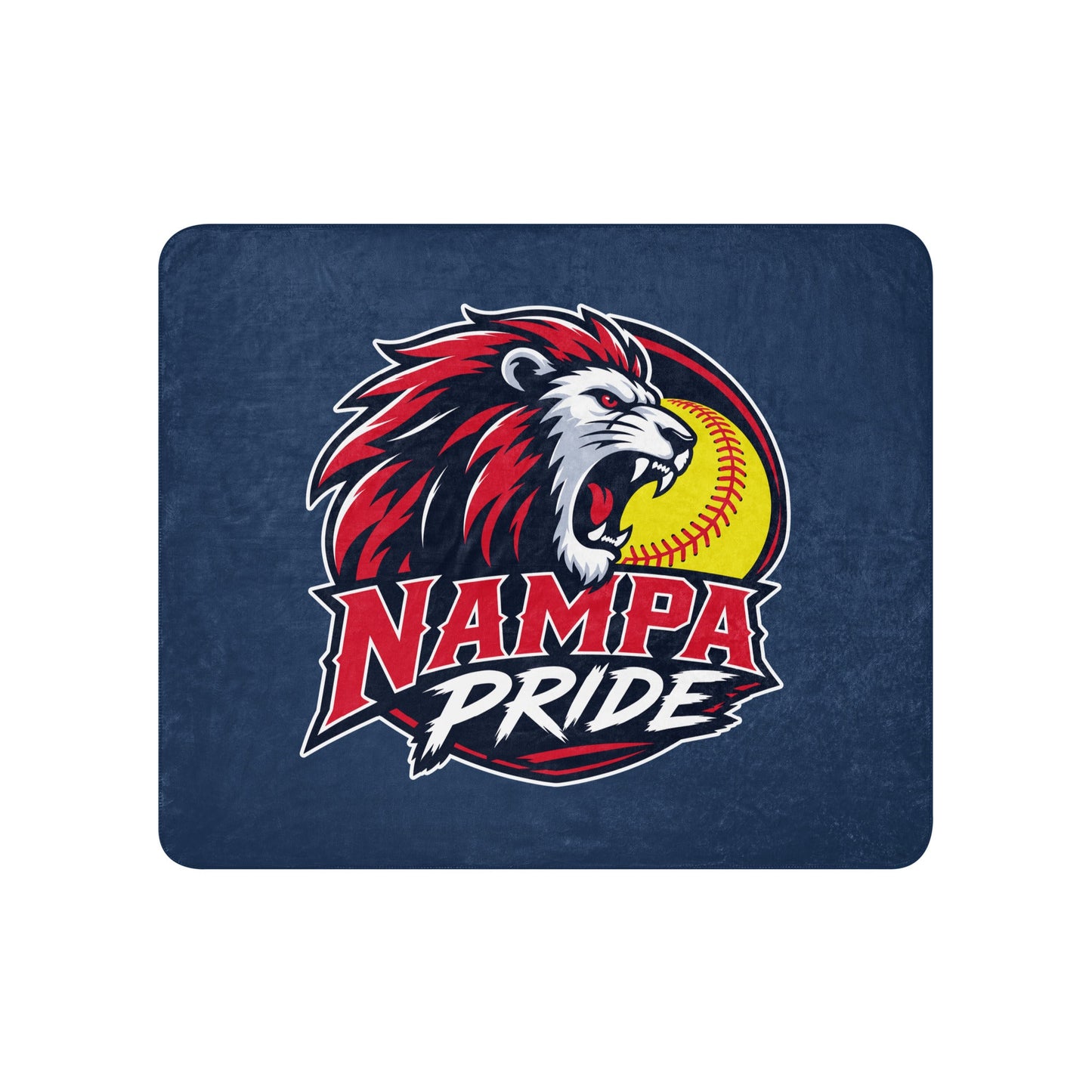 Sherpa Blanket | Nampa Pride | Lion Crest Logo