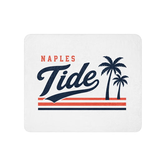 Sherpa Blanket | Naples Tide | Crest Logo