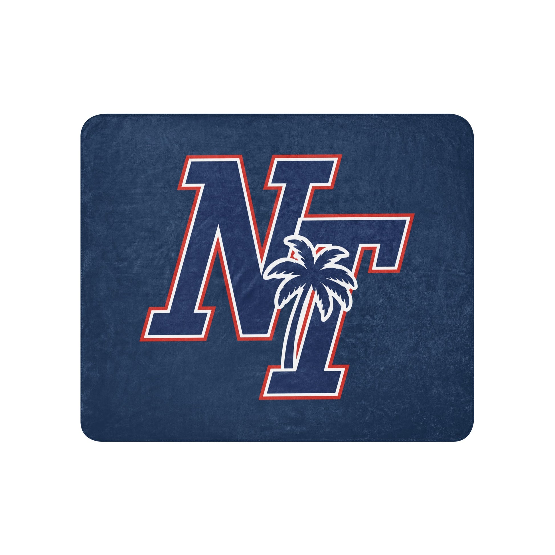 Sherpa Blanket | Naples Tide | NT Lettermark Logo