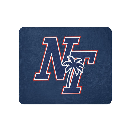 Sherpa Blanket | Naples Tide | NT Lettermark Logo
