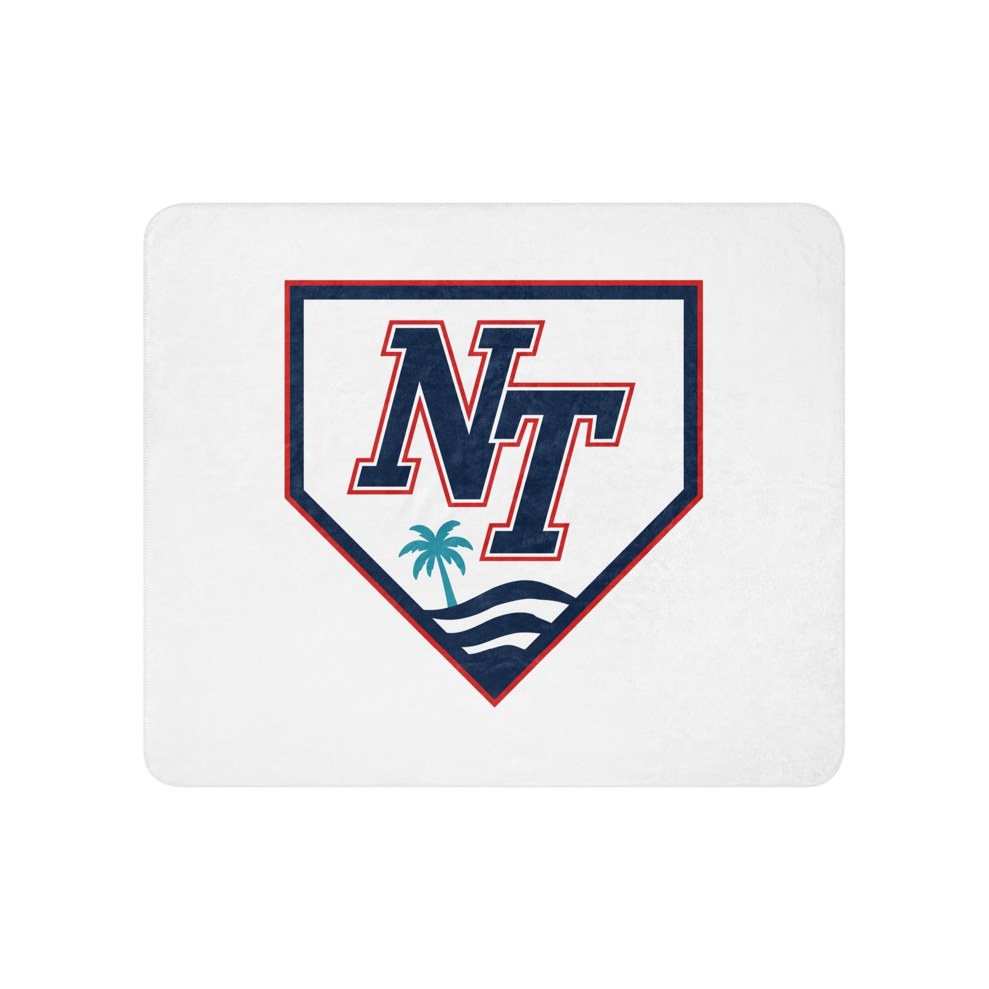 Sherpa Blanket | Naples Tide | Shield Logo