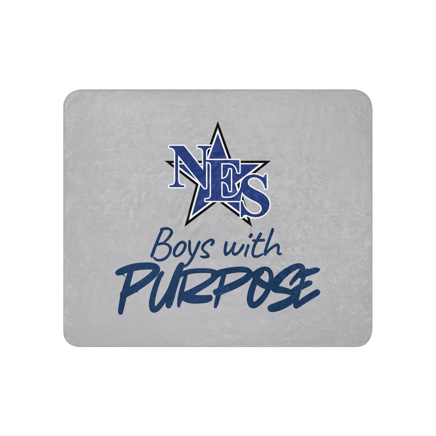 Sherpa Blanket | NES - Boys with Purpose | Boys with Purpose Logo