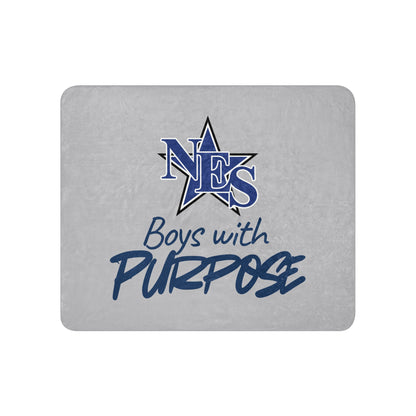Sherpa Blanket | NES - Boys with Purpose | Boys with Purpose Logo