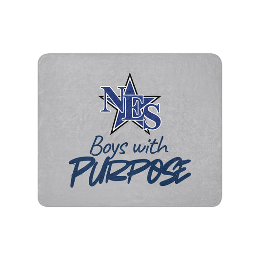 Sherpa Blanket | NES - Boys with Purpose | Boys with Purpose Logo