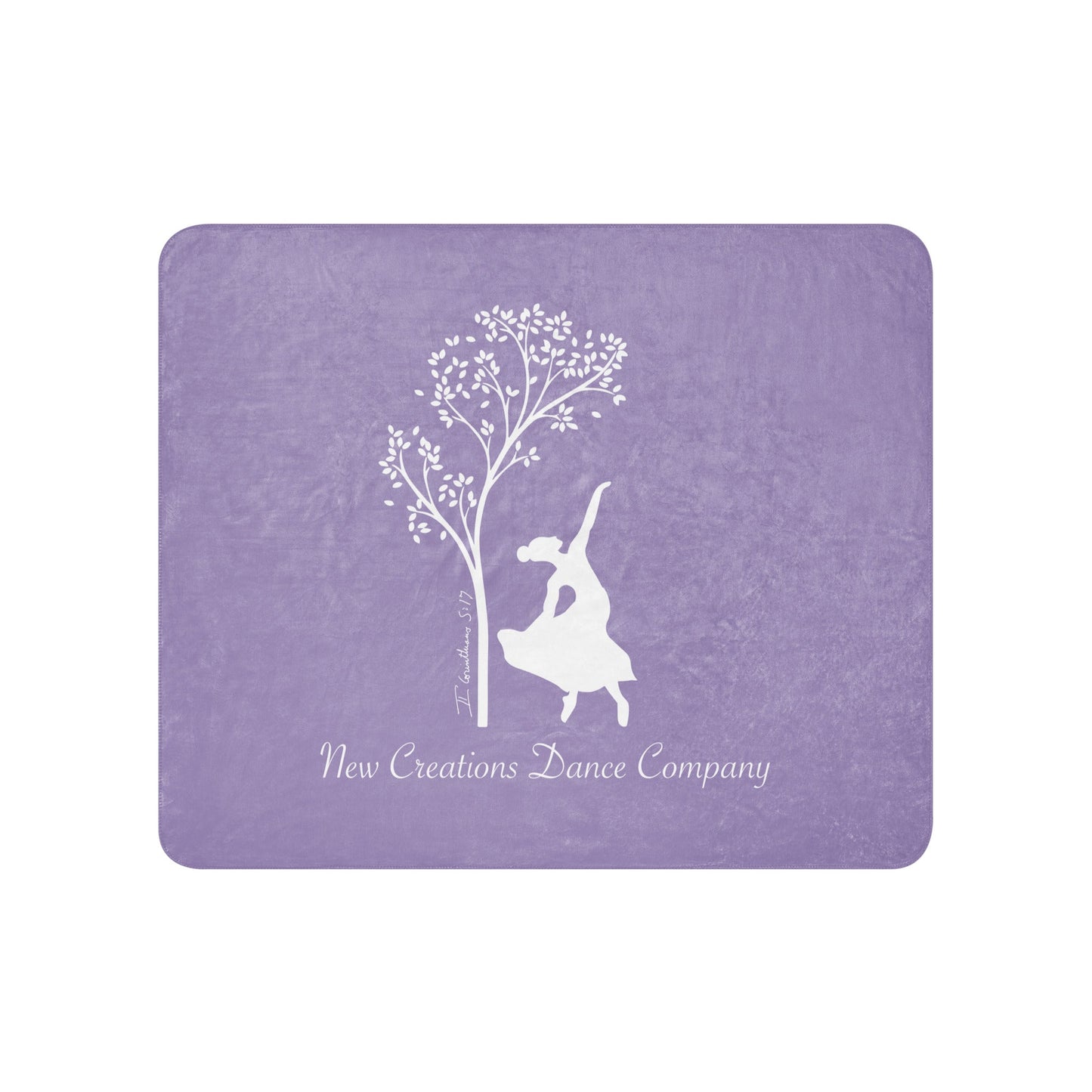 Sherpa Blanket | New Creations Dance Company | Alt Logo