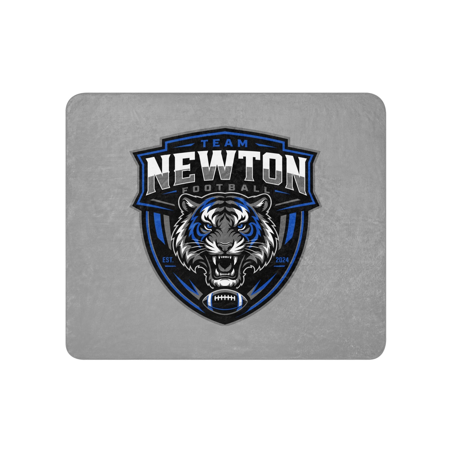 Sherpa Blanket | Newton Youth football league | Shield Logo