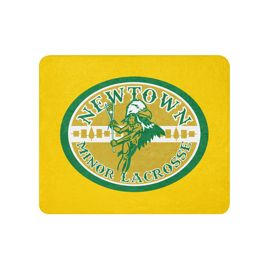 Sherpa Blanket | Newtown Minor Lacrosse | Emblem Logo