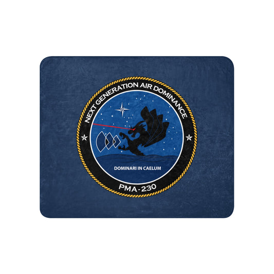 Sherpa Blanket | Next Generation Air Dominance | Badge Logo